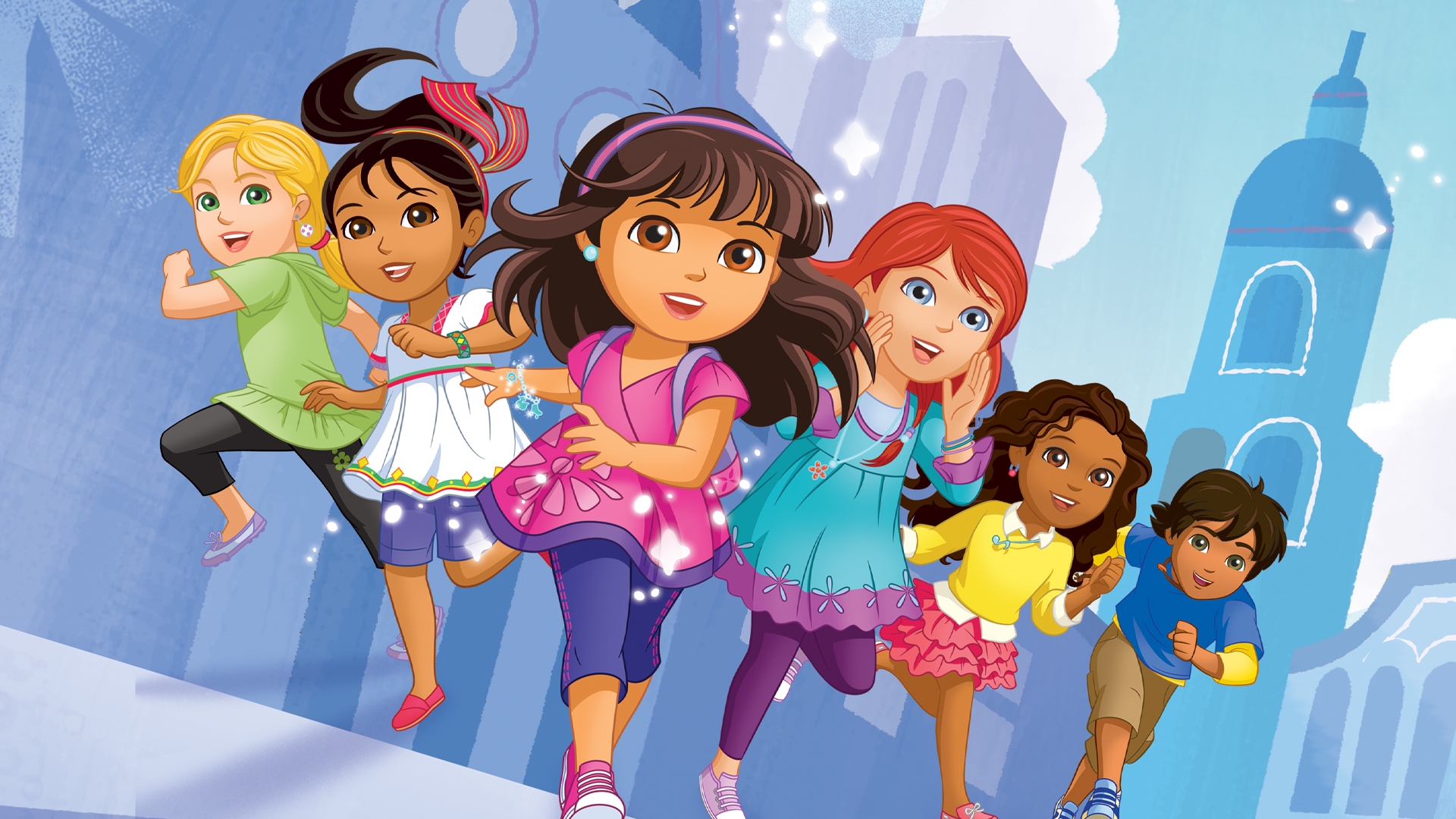 Dora And Friends Into The City Gymnastics Tournament Of Light - Dora ...