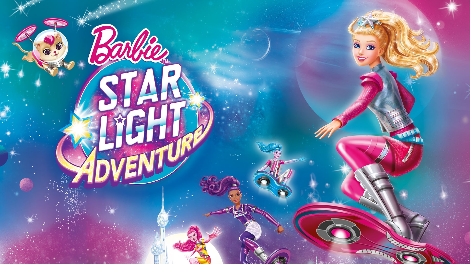 🕹️ Play Barbie Star Light Adventure Game: Free Online Barbie