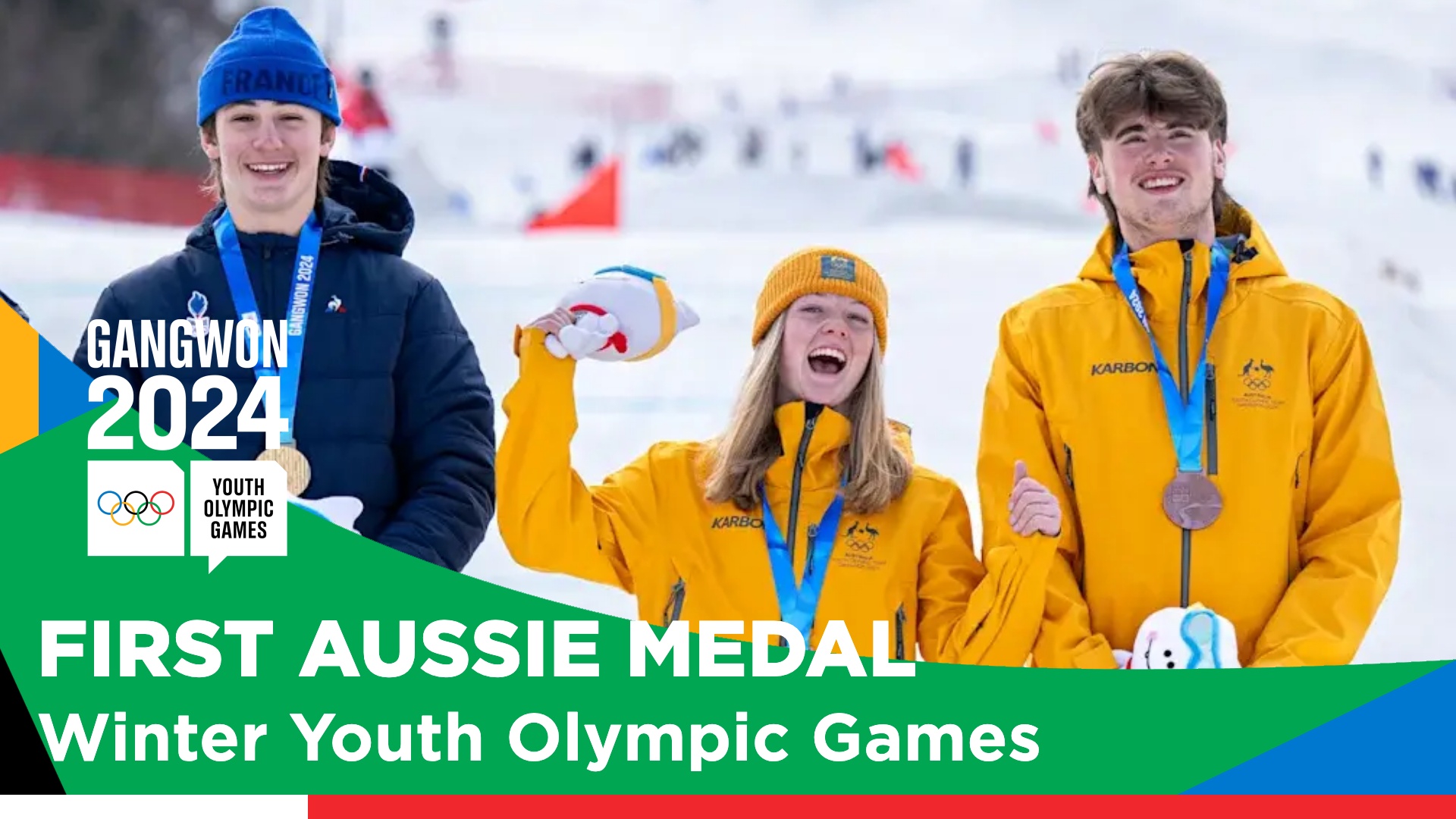 Stream Australian Medal Mixed Team Snowboard Cross Winter Youth Olympic Games Gangwon 2024