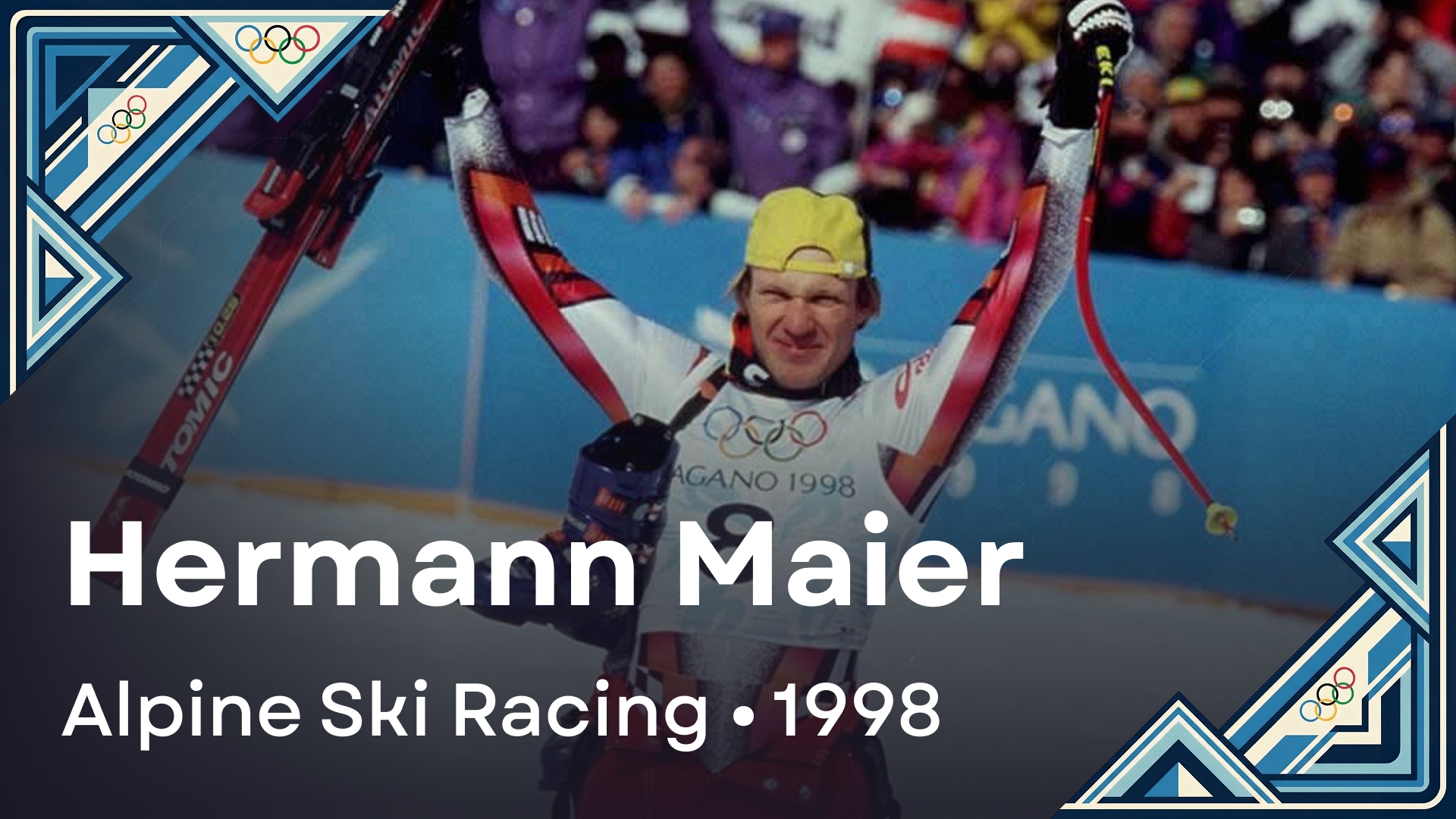 Famed Olympic Gold Medalist Skier Hermanns Triumphs