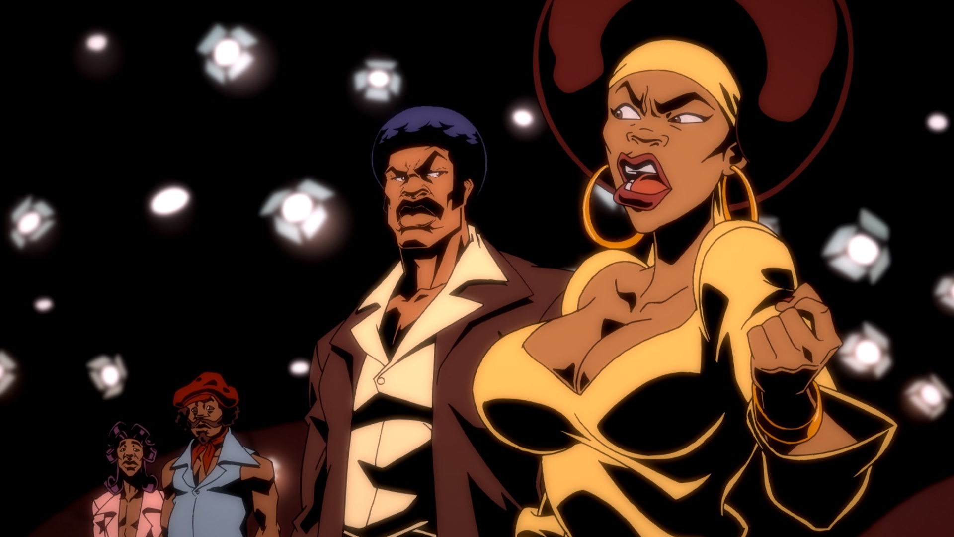 Black dynamite honey bee costume