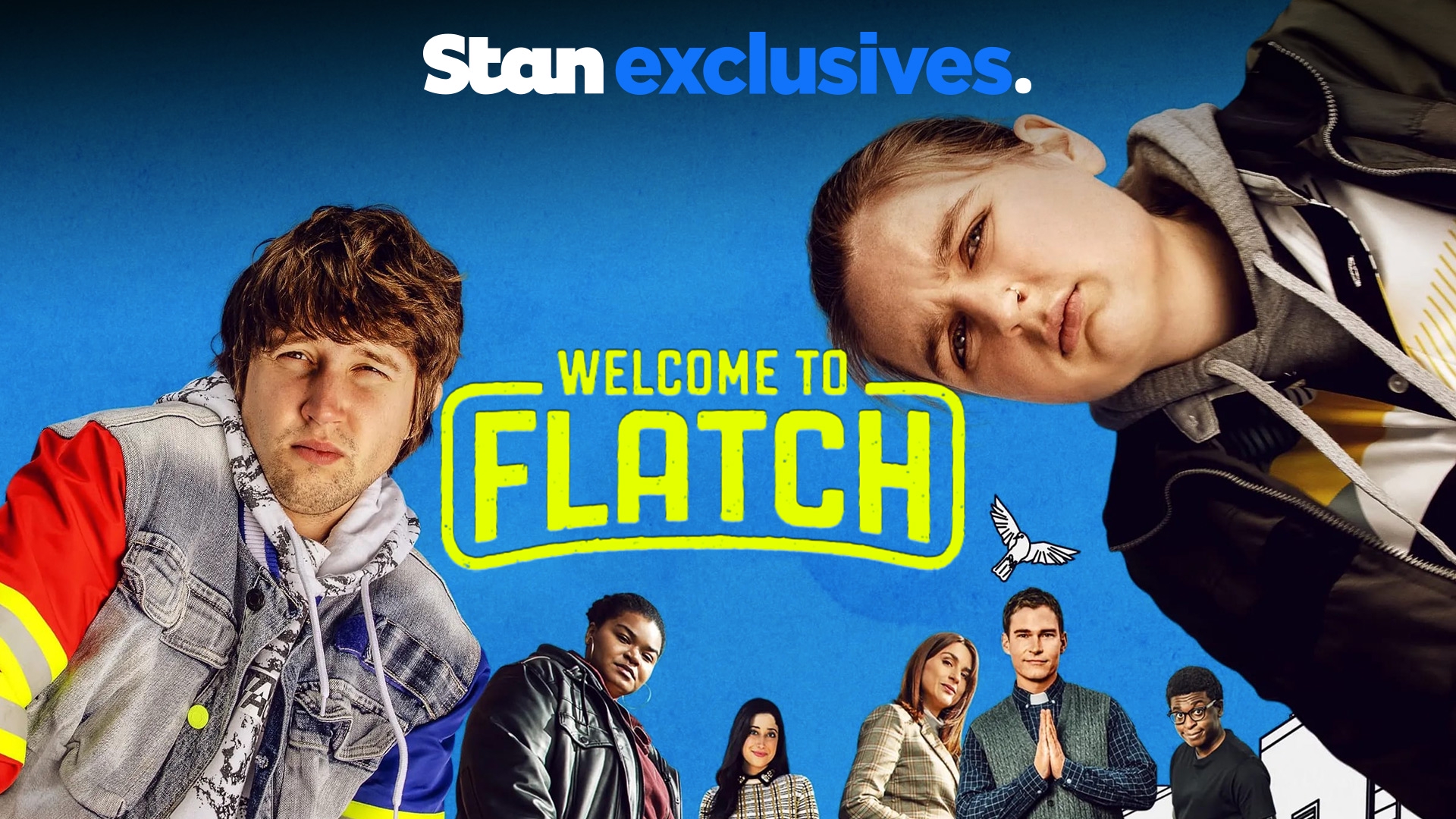 Watch Welcome to Flatch Online Stream Seasons 1 2 Now Stan Watch Welcome to Flatch Online Stream Seasons 1 2 Now Stan